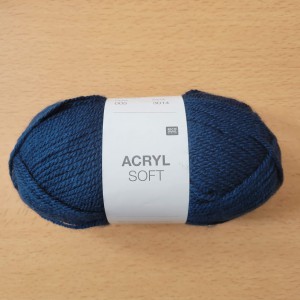 Laine Acrylique - RICO DESIGN - Acryl Soft - VERT PETROL