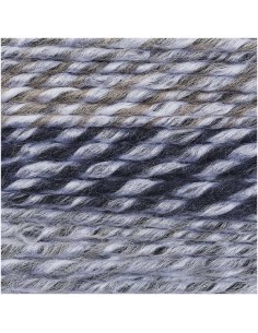 Laine Mélange - RICO DESIGN - Multi Color - GRIS MIX 2