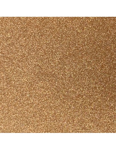 Bloc cardstock pailleté - 10 feuilles 170g - ROSE GOLD MIX - format 30,5 X 30,5 cm