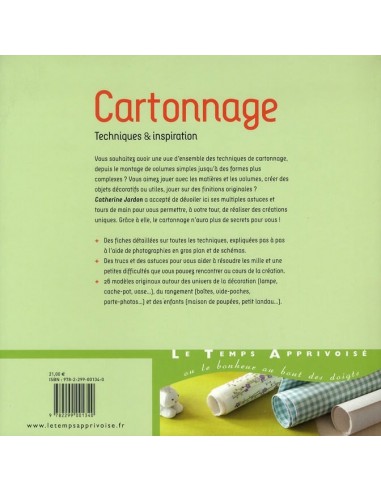 ~ CARTONNAGE : Techniques & inspiration - Le Temps Apprivoisé