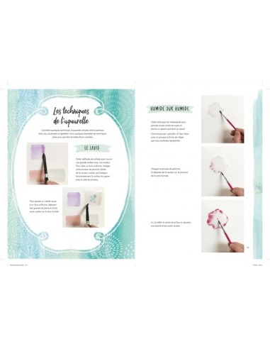 ~ Fleurs et bouquets à l'aquarelle - Le Temps Apprivoisé