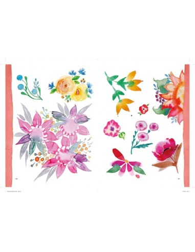 ~ Fleurs et bouquets à l'aquarelle - Le Temps Apprivoisé