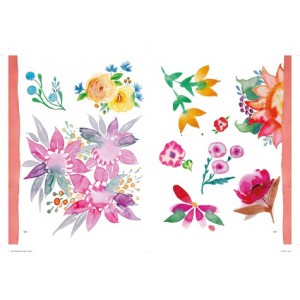~ Fleurs et bouquets à l'aquarelle - Le Temps Apprivoisé