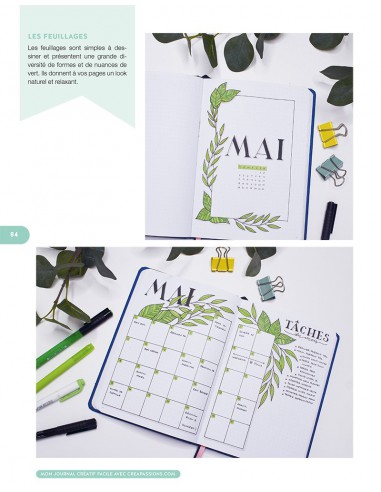 ~ Mon journal créatif - Un livre pour tout savoir pratique et accessible à tous facile - CreaPassions