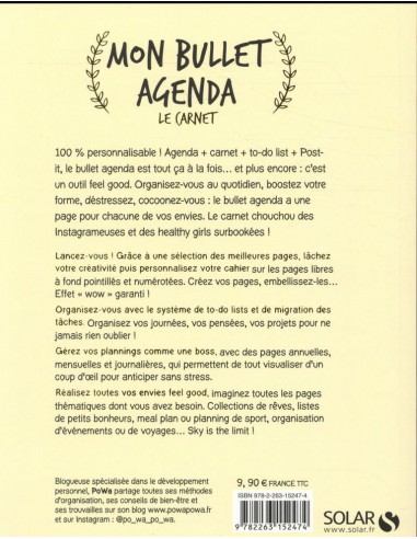 ~ Mon cahier Mon bullet agenda - Le carnet - Solar Editions