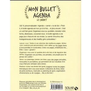 ~ Mon cahier Mon bullet agenda - Le carnet - Solar Editions
