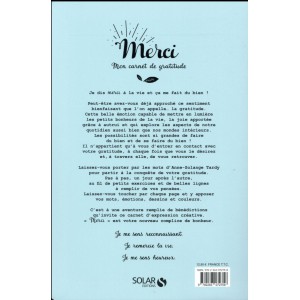 ~ Merci - Mon carnet de gratitude - Solar Editions