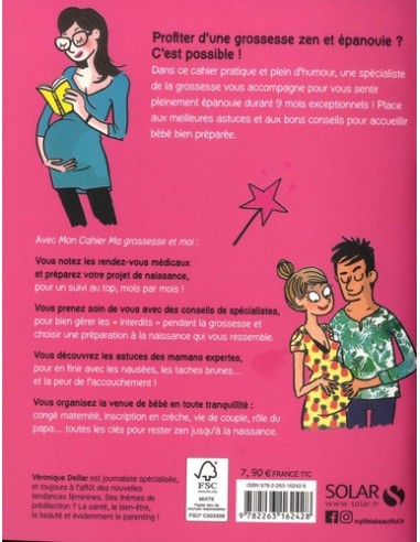 ~ Mon cahier ma grossesse et moi - Avec 12 cartes feel good - Solar Editions