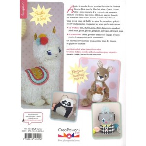 ~ Quand Lisane coud Les animaux du monde - 13 doudous et 6 accessoires à coudre avec patron - CreaPassions