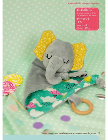 ~ Quand Lisane coud Les animaux du monde - 13 doudous et 6 accessoires à coudre avec patron - CreaPassions