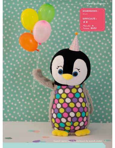 ~ Quand Lisane coud Les animaux du monde - 13 doudous et 6 accessoires à coudre avec patron - CreaPassions