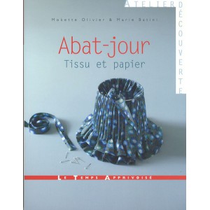 ~ Abat-jour - Tissu et papier - Le Temps Apprivoisé