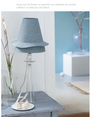 ~ Abat-jour - Tissu et papier - Le Temps Apprivoisé