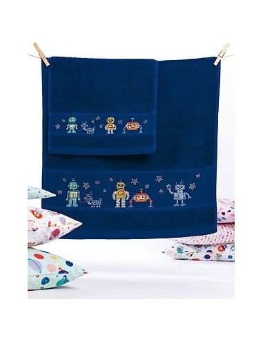 ~ LIVRE 154 PETITS ASTRONAUTES -  motifs à broder au point de croix - Thème de l'espace et des extra-terrestres - Rico Design