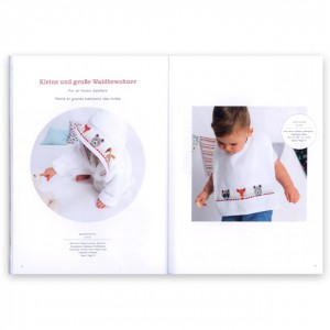 ~ LIVRE 159 CAMPING DANS LA FORET - motifs à broder au point de croix - Thème camping dans la fôret - Rico Design