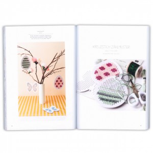 ~ LIVRE 158 BOUQUET SAUVAGE - motifs à broder au point de croix - Thème bouquet sauvage - Rico Design