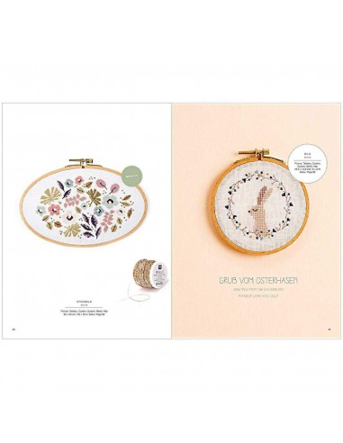 ~ LIVRE 158 BOUQUET SAUVAGE - motifs à broder au point de croix - Thème bouquet sauvage - Rico Design