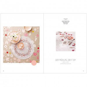 ~ LIVRE 158 BOUQUET SAUVAGE - motifs à broder au point de croix - Thème bouquet sauvage - Rico Design