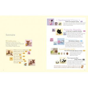 ~ Livre "Mes amigurumis à crocheter - Rilakkuma et ses amis" - Big In Japan - Hachette Pratique