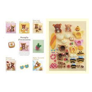 ~ Livre "Mes amigurumis à crocheter - Rilakkuma et ses amis" - Big In Japan - Hachette Pratique