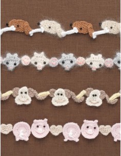 ~100 bordures & galons au crochet - motifs d'été - Les éditions de saxe 2