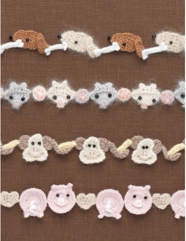 ~100 bordures & galons au crochet - motifs d'été - Les éditions de saxe