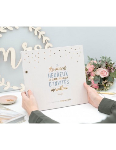 Livre d'or d'un mariage incroyable - Ils vécurent heureux et eurent beaucoup d'invités merveilleux