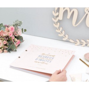 Livre d'or d'un mariage incroyable - Ils vécurent heureux et eurent beaucoup d'invités merveilleux