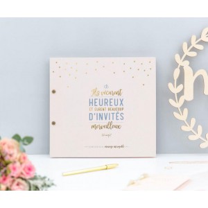 Livre d'or d'un mariage incroyable - Ils vécurent heureux et eurent beaucoup d'invités merveilleux