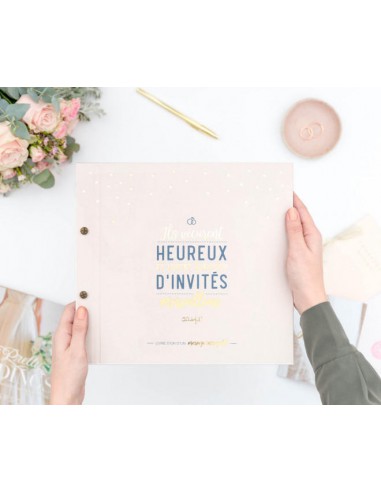 Livre d'or d'un mariage incroyable - Ils vécurent heureux et eurent beaucoup d'invités merveilleux