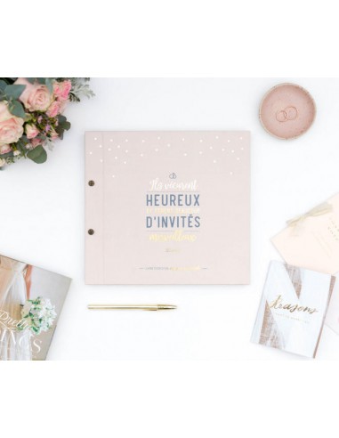 Livre d'or d'un mariage incroyable - Ils vécurent heureux et eurent beaucoup d'invités merveilleux