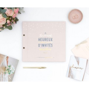 Livre d'or d'un mariage incroyable - Ils vécurent heureux et eurent beaucoup d'invités merveilleux