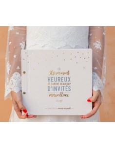 Livre d'or d'un mariage incroyable - Ils vécurent heureux et eurent beaucoup d'invités merveilleux