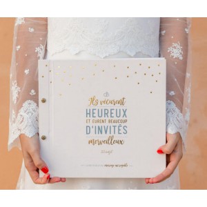 Livre d'or d'un mariage incroyable - Ils vécurent heureux et eurent beaucoup d'invités merveilleux