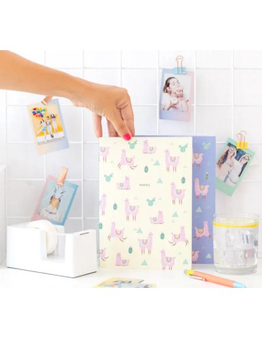 Notebooks -  The Llama Collection - Lot 2 deux cahiers de notes thème lamas de 32 pages (ligné/pointillés)