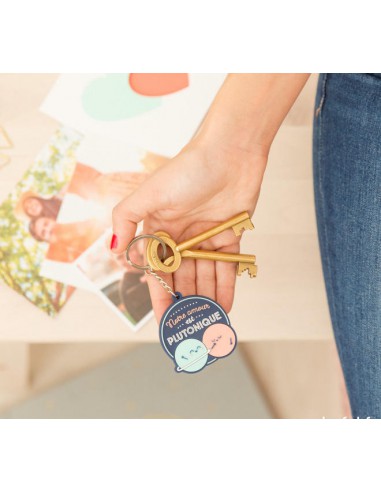 Porte-clés - Pour les amoureux d'une autre planète - Notre amour est plutonique