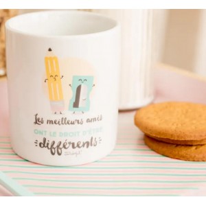 Mug - Les meilleurs amis ont le droit d'être différents