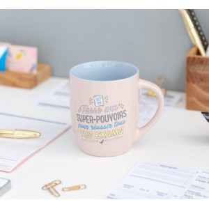 Mug - Superpouvoirs pour réussir tous les examens