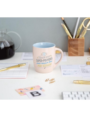 Mug - Superpouvoirs pour réussir tous les examens