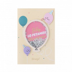 Carte Postale - POSTAL DE CUMPLEAÑOS -  Hoy lo petamos FELIZ  CUMPLEAÑOS  - Espagnol