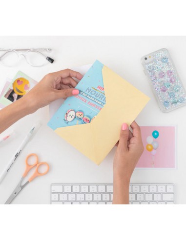 Carte d'anniversaire -  Hip Hip Hip Hourra ! C'est parti pour la fiesta ! Joyeux Anniversaire !