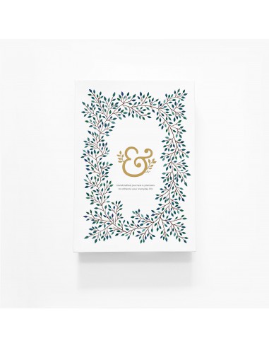 Bullet journal haut de gamme - Carnet de notes du voyageur à grille de points - Crescent moon - papier 160g