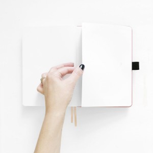 Bullet journal haut de gamme - Carnet de notes du voyageur à grille de points - Crescent moon - papier 160g