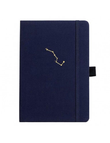 Bullet journal haut de gamme - papier NOIR 160g - format A5 - Night sky