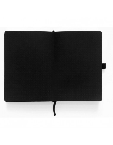 Bullet journal haut de gamme - papier NOIR 160g - format A5 - Night sky