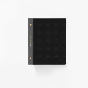 Bullet journal haut de gamme - papier NOIR 160g - format A5 - NOTEPAD