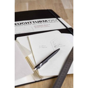 Bloc Academy, Medium, couverture noire, pages blanches, papier 100 g/m²