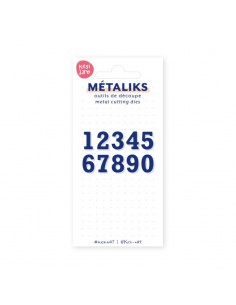 OUTILS DE DÉCOUPE MÉTALIKS - Dies métaliks - 1234567890 (Petit emballage)