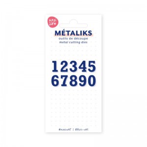 OUTILS DE DÉCOUPE MÉTALIKS - Dies métaliks - 1234567890 (Petit emballage)