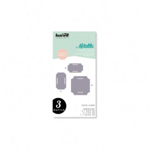SET DE 3 OUTILS DE DÉCOUPE MÉTALIKS - Dies métaliks - Passe-ruban